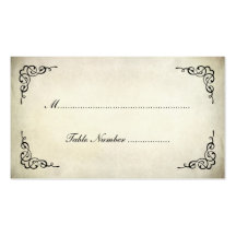 De vintage Plaats van de Lijst van de Tulp van de  Visitekaartjes