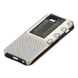 De vintage Radio van het Metaal Case-Mate iPhone 5 Hoesje