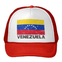 De Vintage Vlag van Venezuela Petten