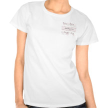 De Visies van de vlinder in Roze en Mauve Tshirt