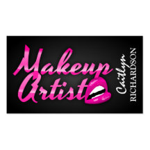 De Visitekaartjes van de Kunstenaar van de Make-up