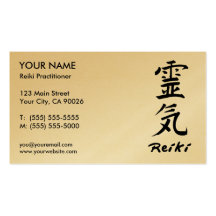 De Visitekaartjes van de Vakman van Reiki