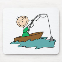 De Visserij van de boot muismatten