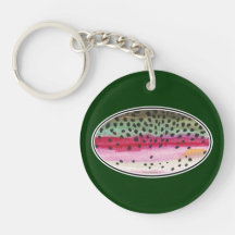 De Visserij van de forel Sleutelhangers