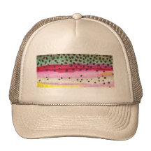 De Visserij van de Forel van de regenboog Trucker Pet