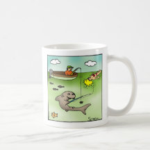 De Visserij van de haai Koffie Mok