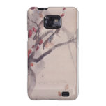 De Vlaamse gaaien van de herfst op Japanse Klimop Galaxy S2 Hoesjes