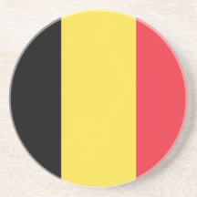 De Vlag van België Drankjes Onderzetter
