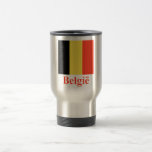 De Vlag van België met Naam in het Nederlands Koffie Mokken