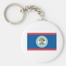 De Vlag van Belize Sleutelhanger