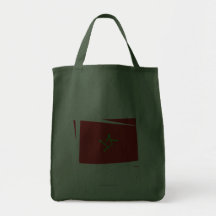 De Vlag van de Borstel van Marokko Draagtassen
