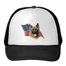 De Vlag van de Duitse herder Trucker Pet
