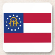 De Vlag van de Staat van Georgië Onderzetter