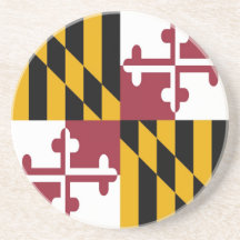 De Vlag van de Staat van Maryland Onderzetter Voor Drankjes