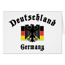 De Vlag van Duitsland van Deutschland Kaart