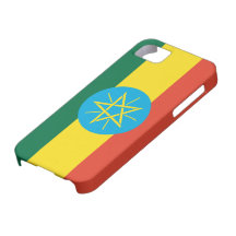 De Vlag van Ethiopië Case-Mate iPhone 5 Hoesje