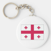 De Vlag van Georgië Sleutelhangers