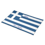 De vlag van Griekenland placemats