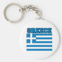 De Vlag van Griekenland Sleutel Hangers