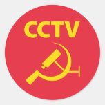 De Vlag van kabeltelevisie Stickers