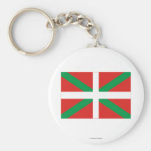 De vlag van País van Vasco (Euskadi) Sleutel Hangers