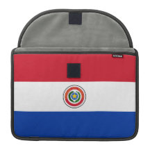 De Vlag van Paraguay Beschermhoezen Voor MacBooks