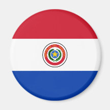 De vlag van Paraguay, Paraguay Magneet