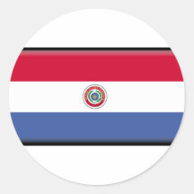 De Vlag van Paraguay Sticker