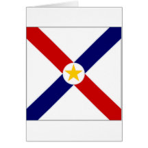 De Vlag van Paraguay Wenskaarten
