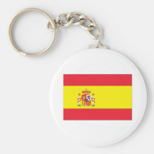 De Vlag van Spanje Sleutelhanger