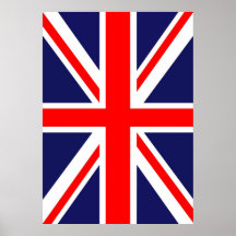 De vlag van Union Jack Print