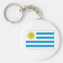 De Vlag van Uruguay Sleutel Hangers