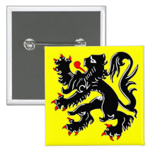 De vlag van Vlaanderen, België Speldje