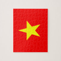 De vlagraadsel van Vietnam Stukjes Puzzel