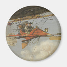 De Vlieger van de stoom Koelkast Magneet