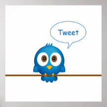 De vogelposter van de tjilpen