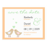 De Vogels van de liefde bewaren het Briefkaart van Wens Kaarten