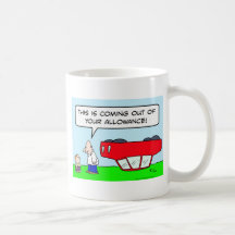 de voiture enfants d'allocation upside-down tasse à café