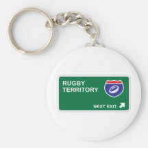 De Volgende Uitgang van het rugby Sleutelhanger