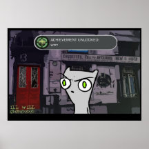 De voltooiing opende: WTF? : Schuimend Poster