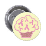 De Voorlichting Cupcake van Kanker van de borst Button