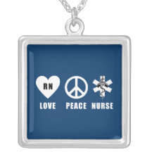 De Vrede RN van de liefde Gepersonaliseerde Ketting