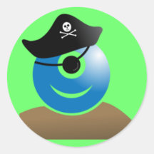De vreemde Sticker van de Piraat