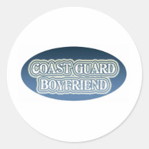 De Vriend van de Kustwacht Ronde Stickers
