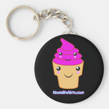 De vrienden van Kawaii van het roomijs & van de ke Sleutelhanger