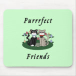 De Vrienden van Purrrfect van de kat Muis Matten