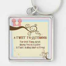 de vriendschap tjirpt keychain sleutelhanger
