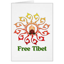 De vrije Kaars van Tibet Kaart