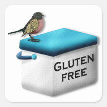 De Vrije Stickers van het gluten