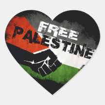 De vrije Stickers van het Hart van Palestina